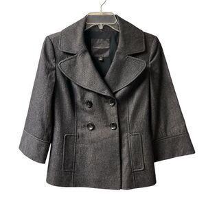 Classiques Entier Atelier‎ Dark Grey Wool Blend Blazer Size XS (Fits S) 17” P2P